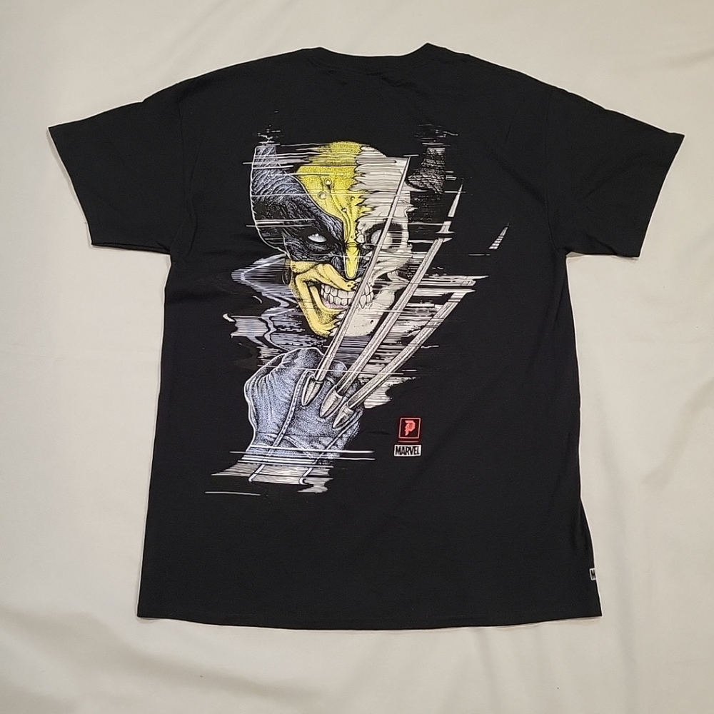 VTG. PRIMITIVE Skateboarding Marvel Wolverine Hugh Jackman Mens 3D T-shirt Large